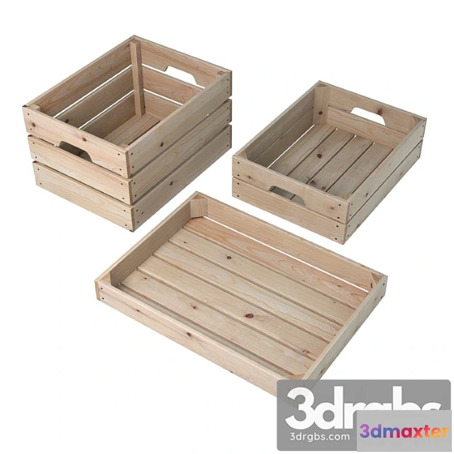 956616 - Wooden boxes (3 pcs.) 2