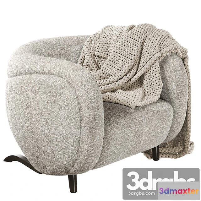 1023688 - Armchair pierre augustin rose le minitore