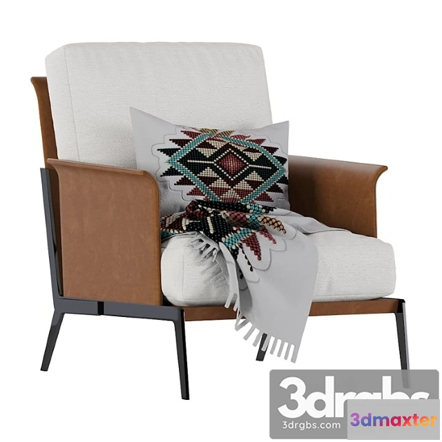 1024800 - Happy hour armchair flexform leather