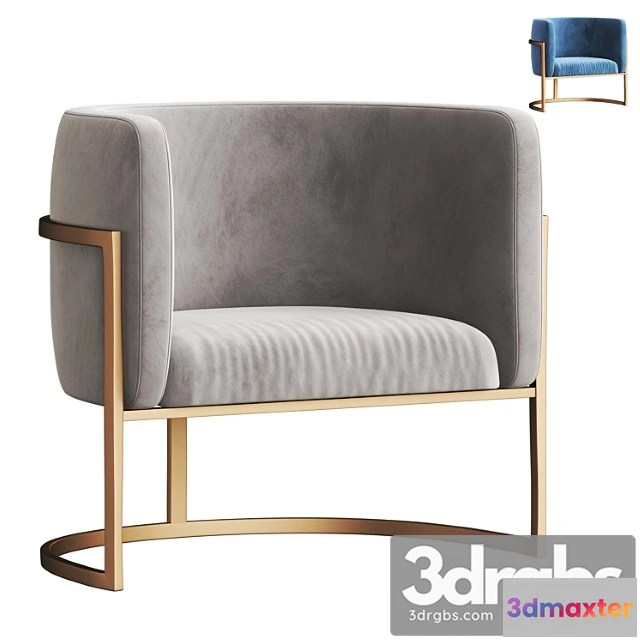 1025400 - Modern round brush microfiber living