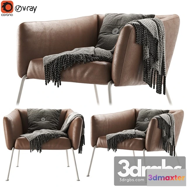 1025478 - Nikos low armchair