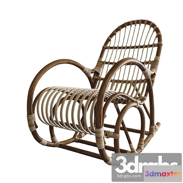 1025754 - Rattan rocking chair