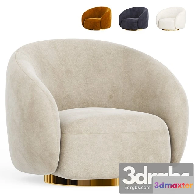 1026074 - Swivel armchair by eichholtz