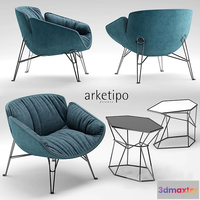 1067318 - FURNITURE - ARMCHAIR 3D MODELS - 438