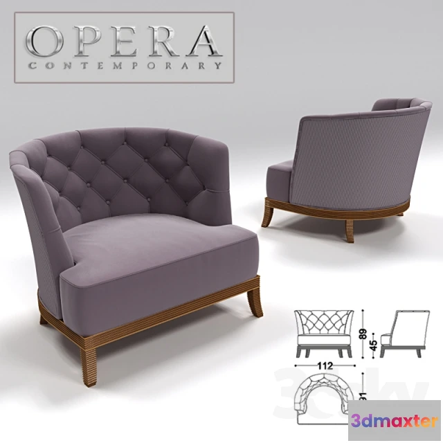 1067566 - FURNITURE - ARMCHAIR 3D MODELS - 562