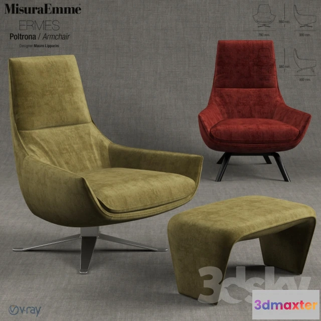 1067646 - FURNITURE - ARMCHAIR 3D MODELS - 602