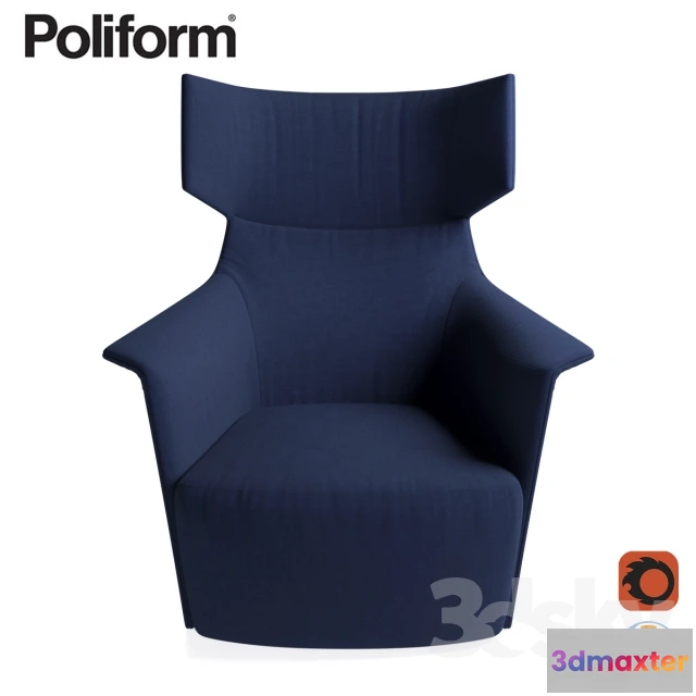 1067680 - FURNITURE - ARMCHAIR 3D MODELS - 619