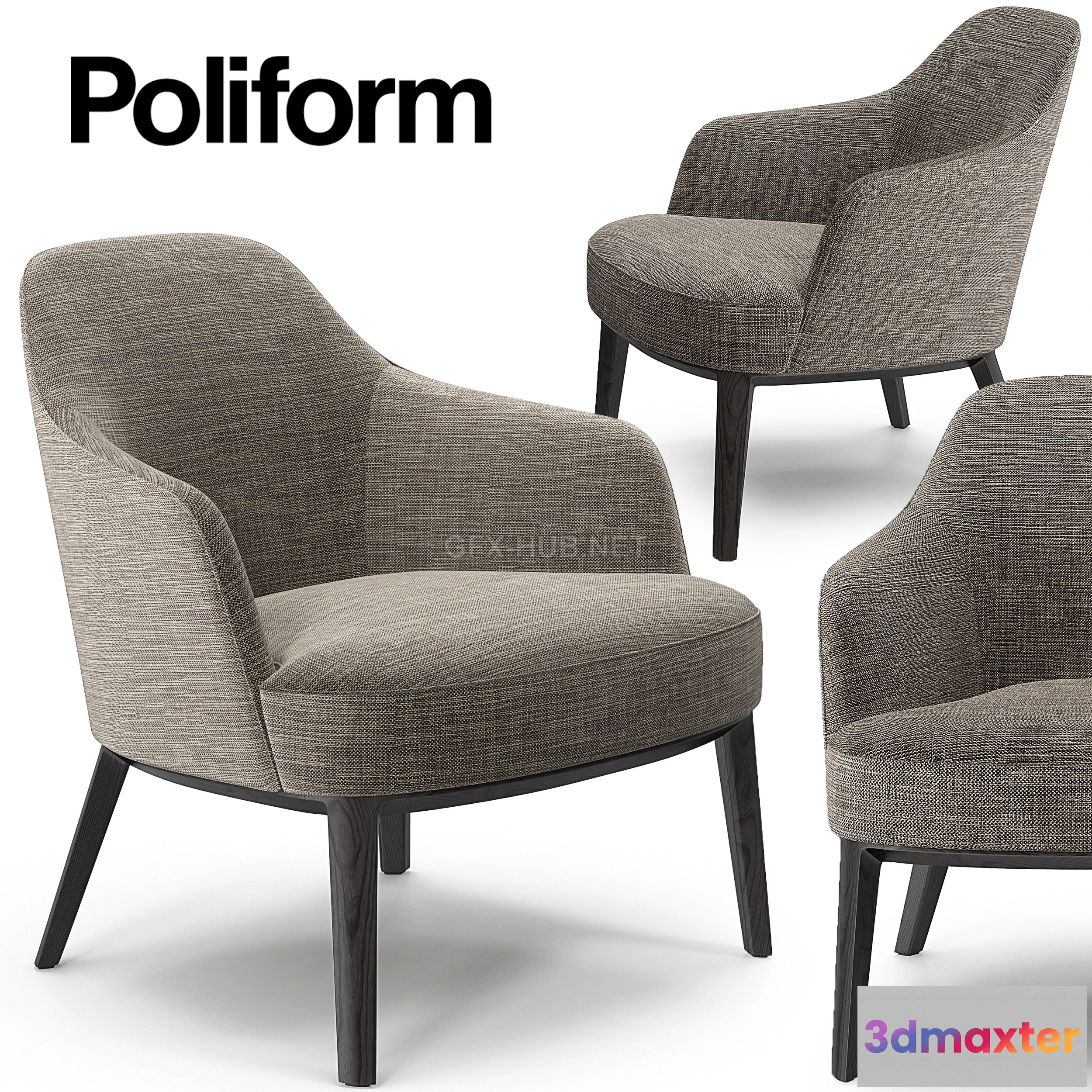 1089262 - Poliform Jane armchair (maxobj) - 222819