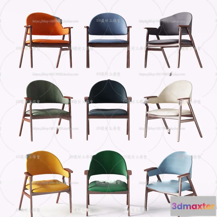 1129580 - Chair - Single Chair 3D Models - 1925