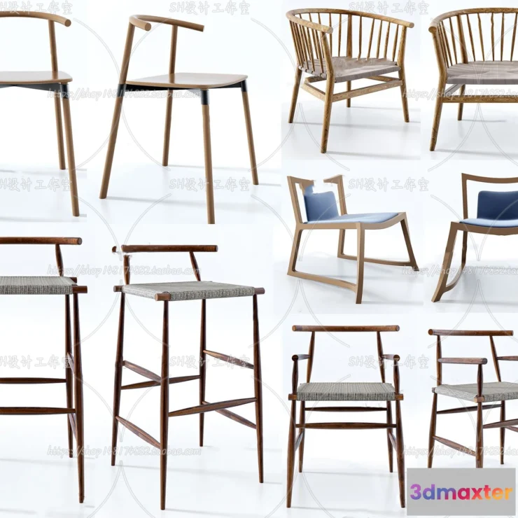 1129610 - Chair - Single Chair 3D Models - 1940