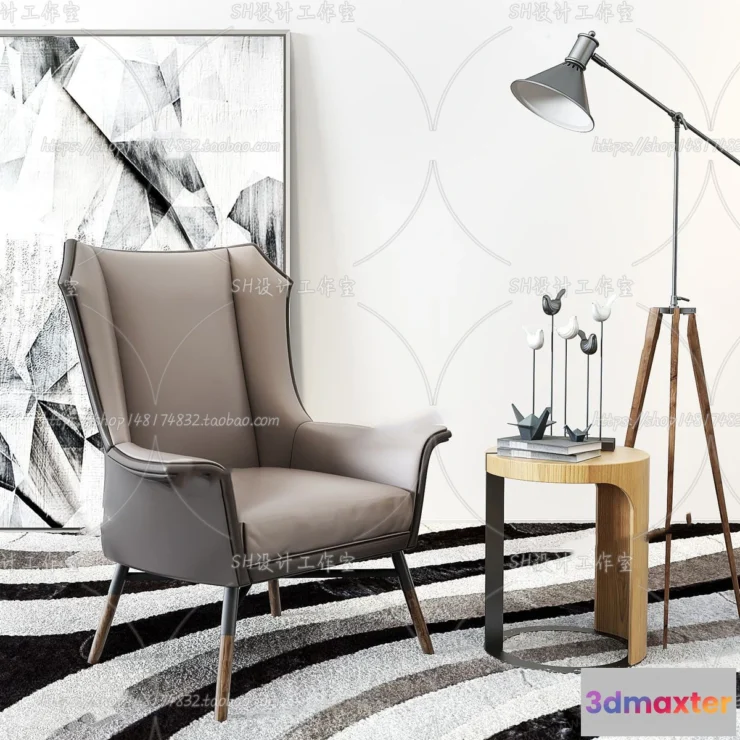 1129696 - Chair - Single Chair 3D Models - 1983