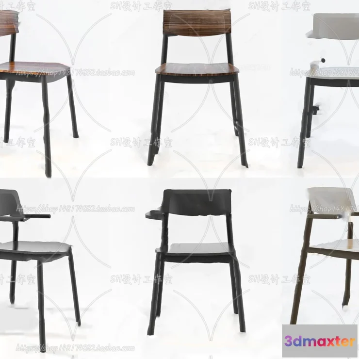 1129700 - Chair - Single Chair 3D Models - 1985