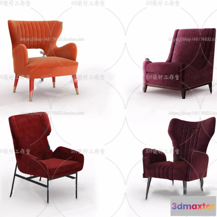 1129722 - Chair - Single Chair 3D Models - 1996