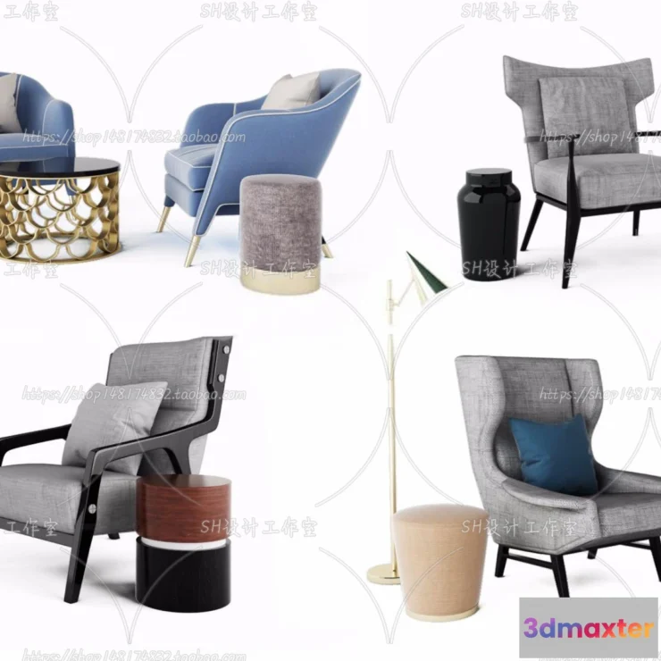 1129734 - Chair - Single Chair 3D Models - 2002