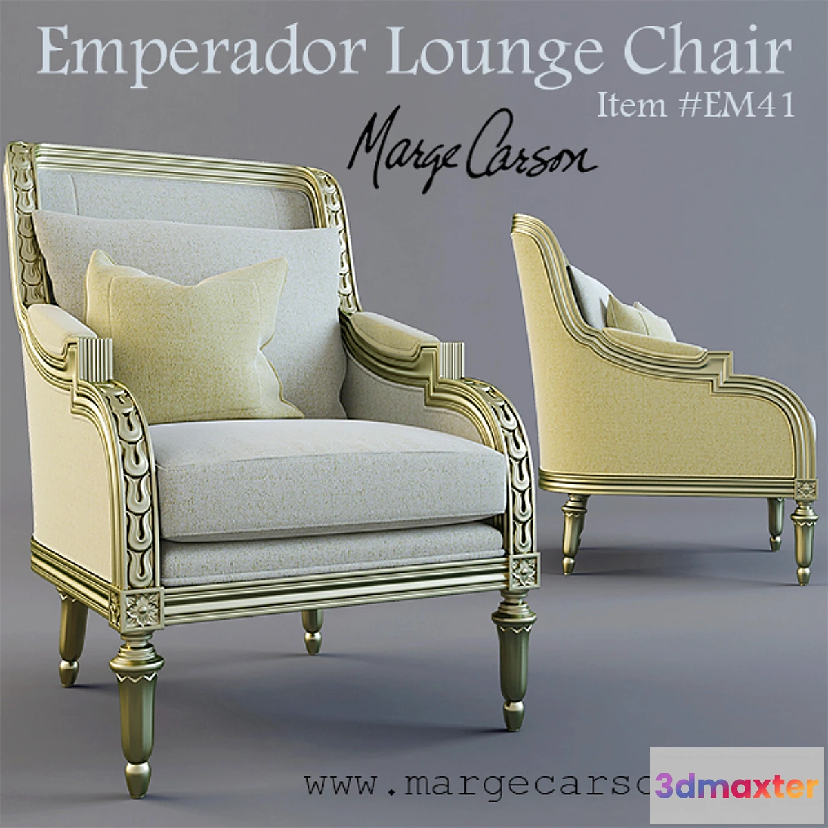 1267918 - Emperador Lounge Chair 3D Max