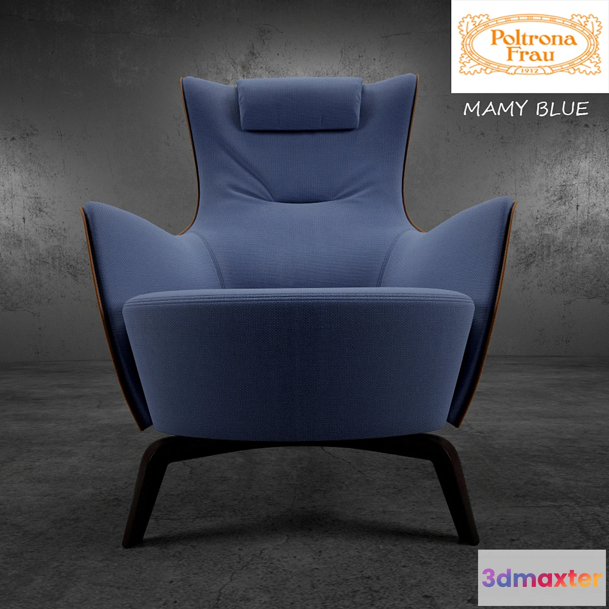 1277182 - Factory Poltrona Frau Mamy Blue 3D Max