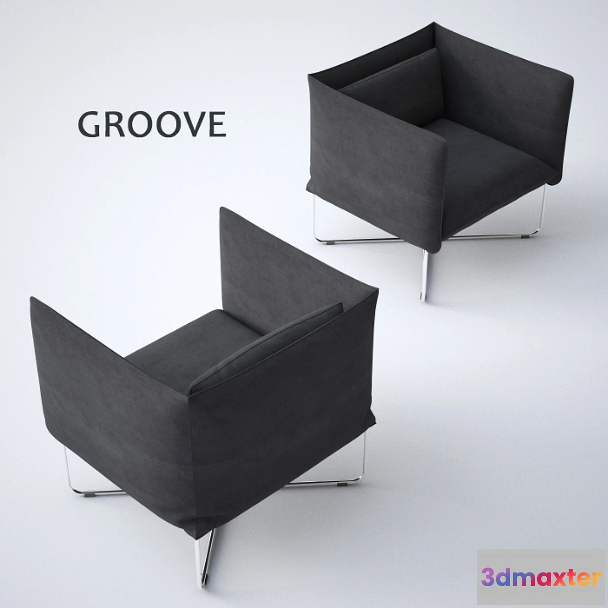 1277538 - Armchair GROOVE 3D Max
