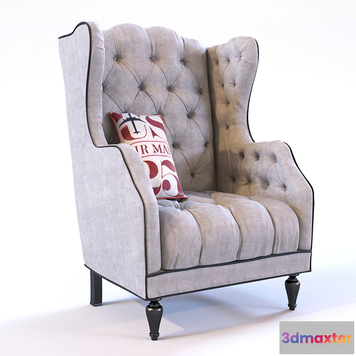 1278258 - Air Mail Tufted Chair 3D Max