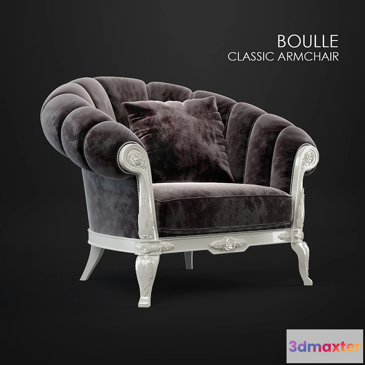 1279702 - Classic Armchair BOULLE 3D Max