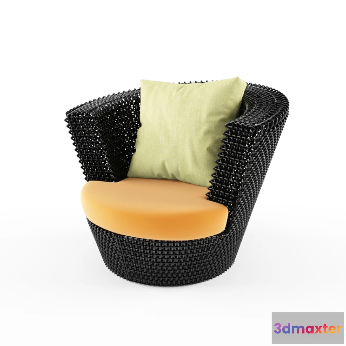 1279758 - Rattan wicker chair 3D Max