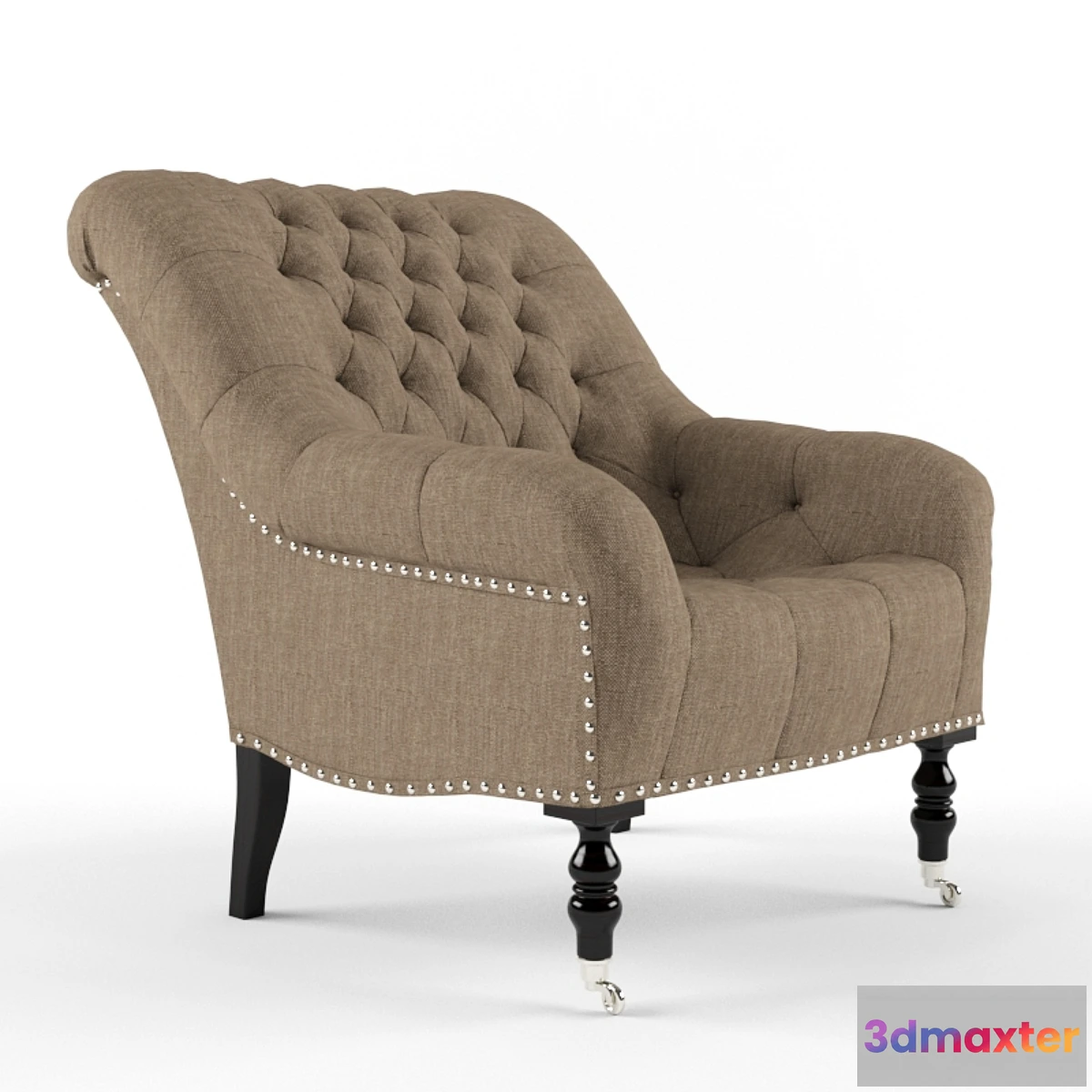 1284276 - Ralph Lauren Mayfair Tufted Chair 3D Max