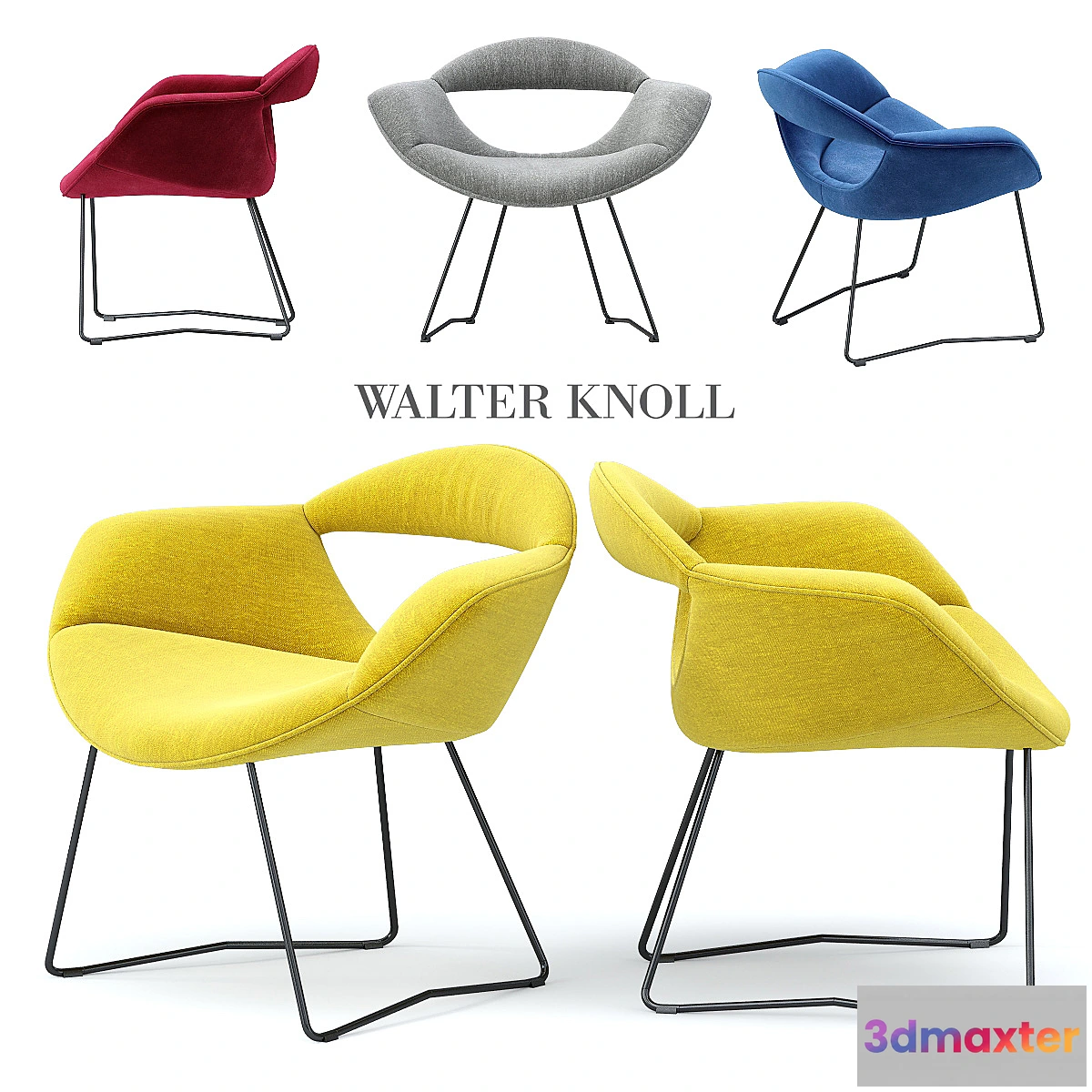 1284488 - WALTER KNOLL RUMI CHAIR 3D Max