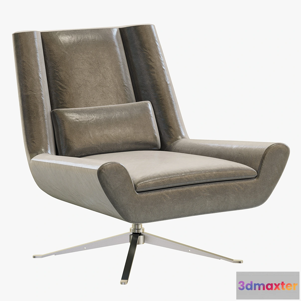 1285318 - RH Modern Luke Leather Chair 3D Max