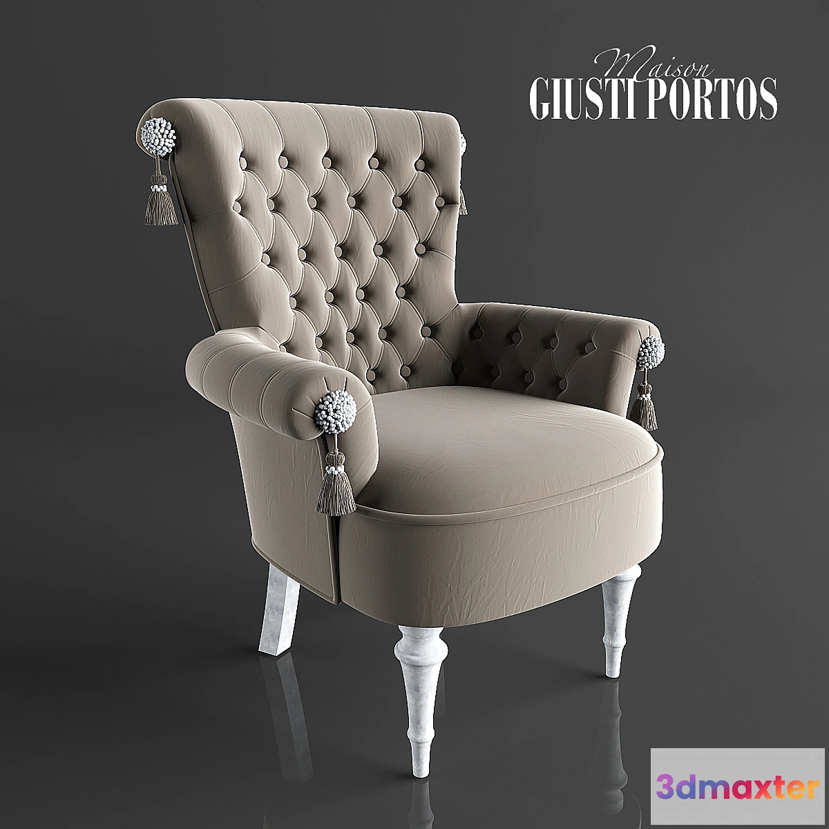 1285838 - Chair Regina GIUSTI PORTOS 3D Max