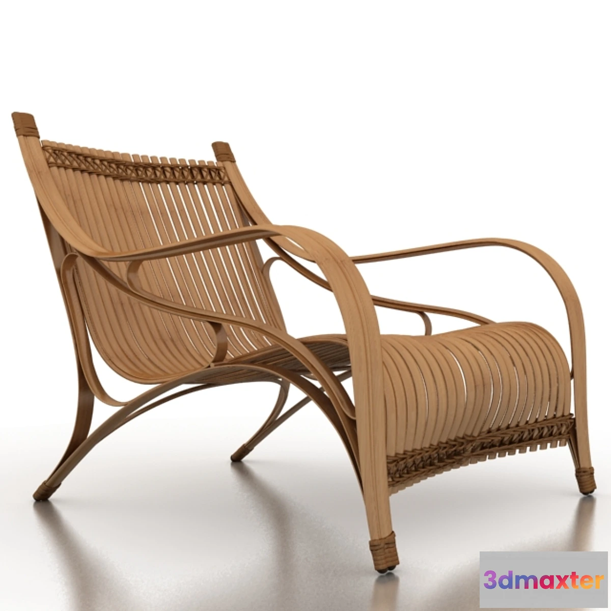 1285896 - Bilah Bamboo ArmChair 3D Max