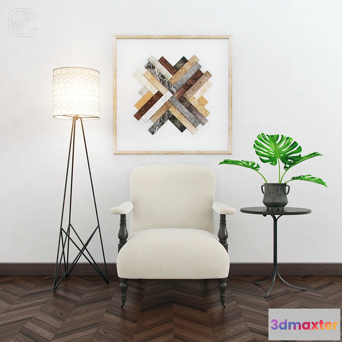 1286266 - Ethnic Decor Set 3D Max