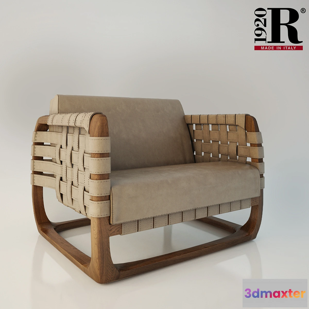 1286268 - Armchair Bungalow Riva1920 3D Max