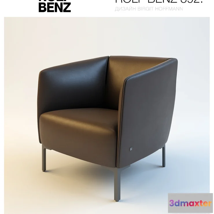 1287438 - Armchair ROLF BENZ 392 3D Max