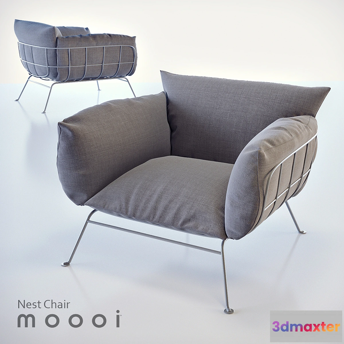 1288674 - Moooi Nest Chair 3D Max