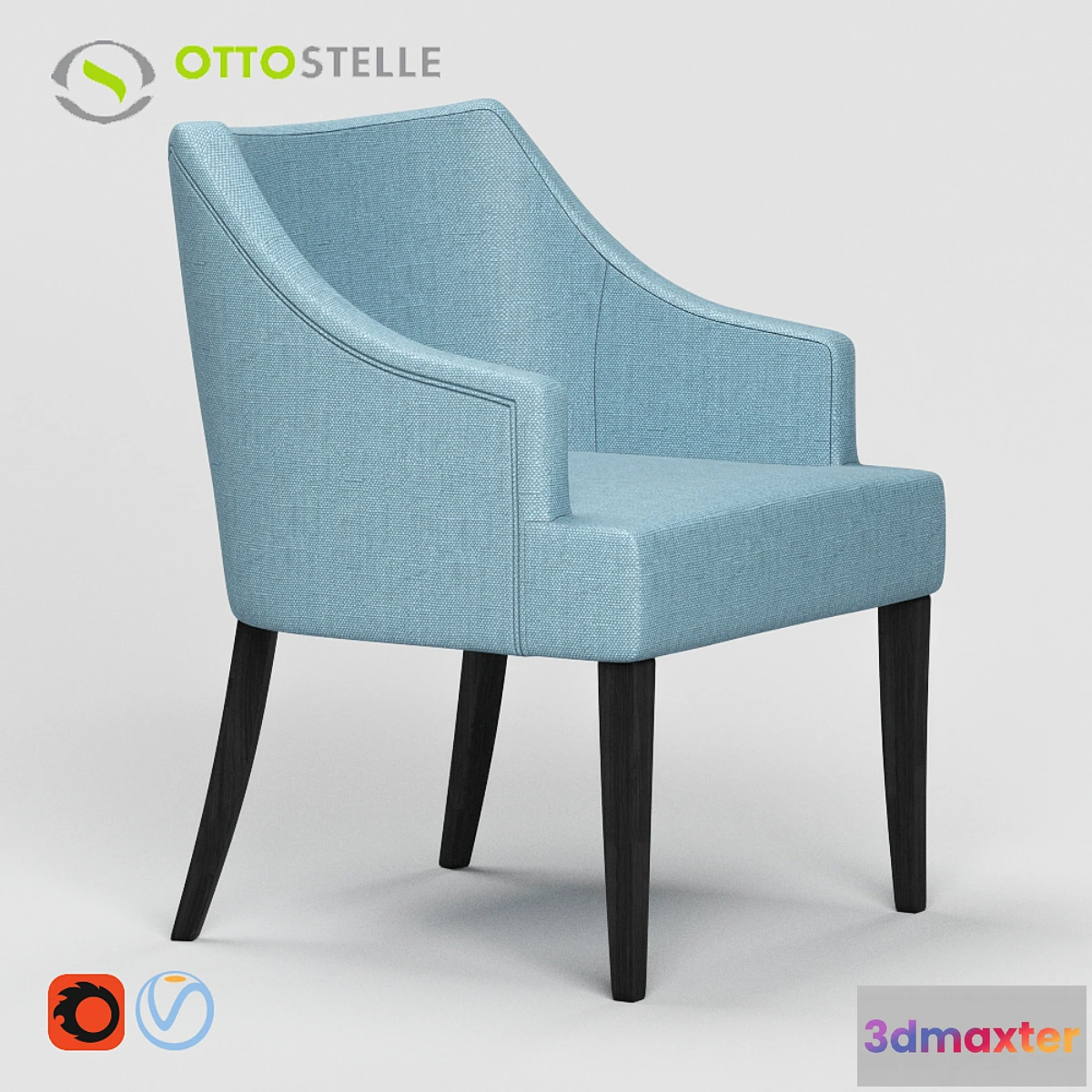 1289656 - Armchair “Fil” Ottostelle 3D Max