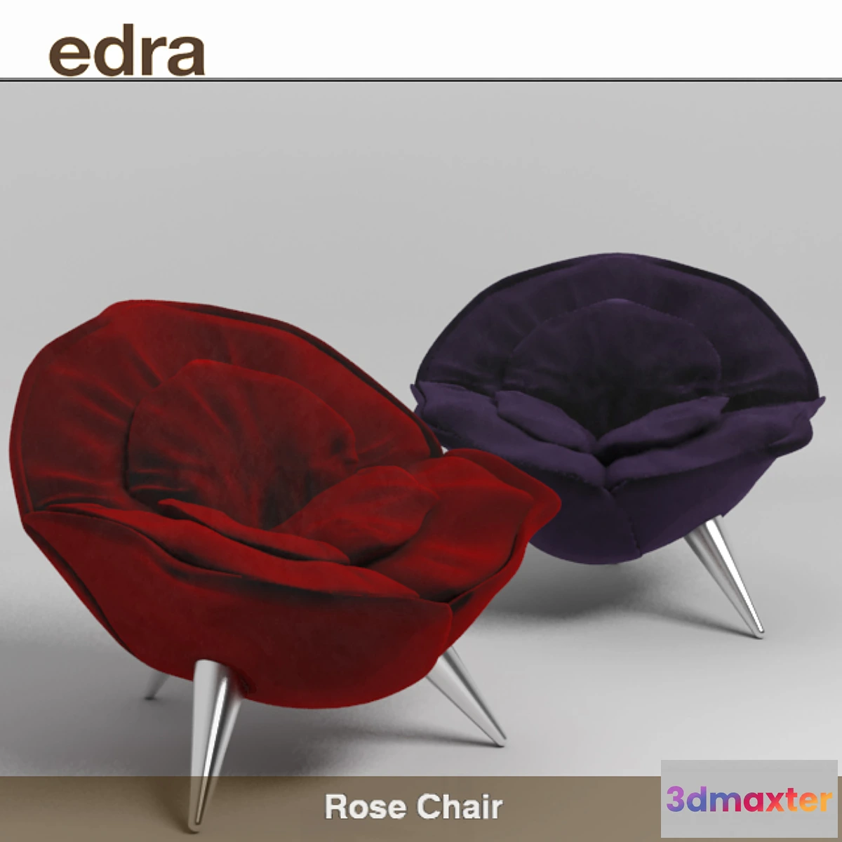 1290633 - Edra rose chair 3D Max