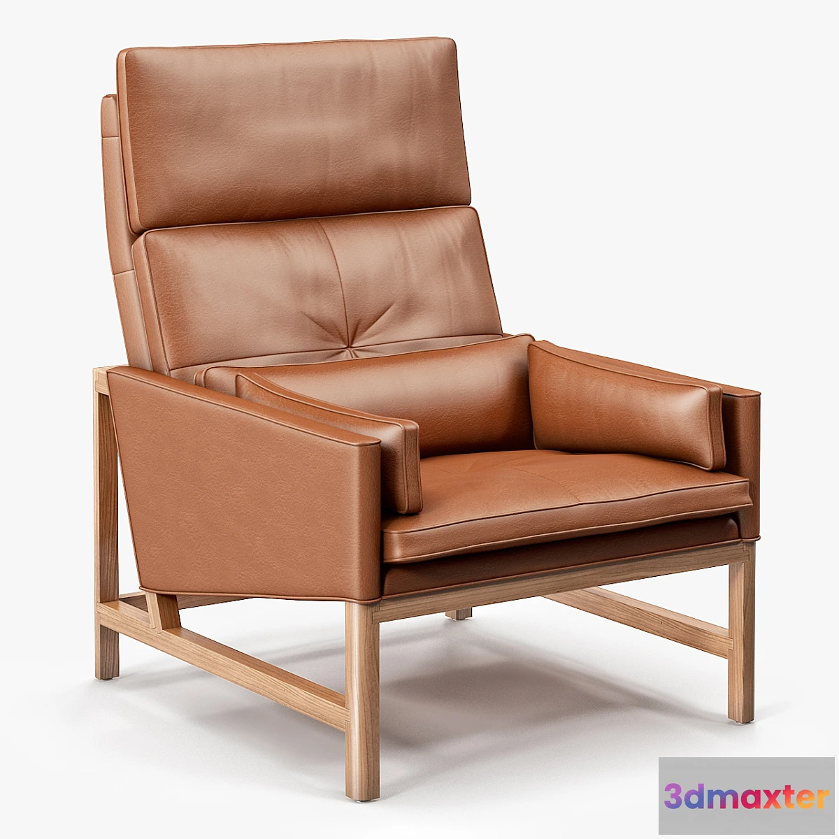 1292780 - BassamFellows High Back Lounge Chair 3D Max