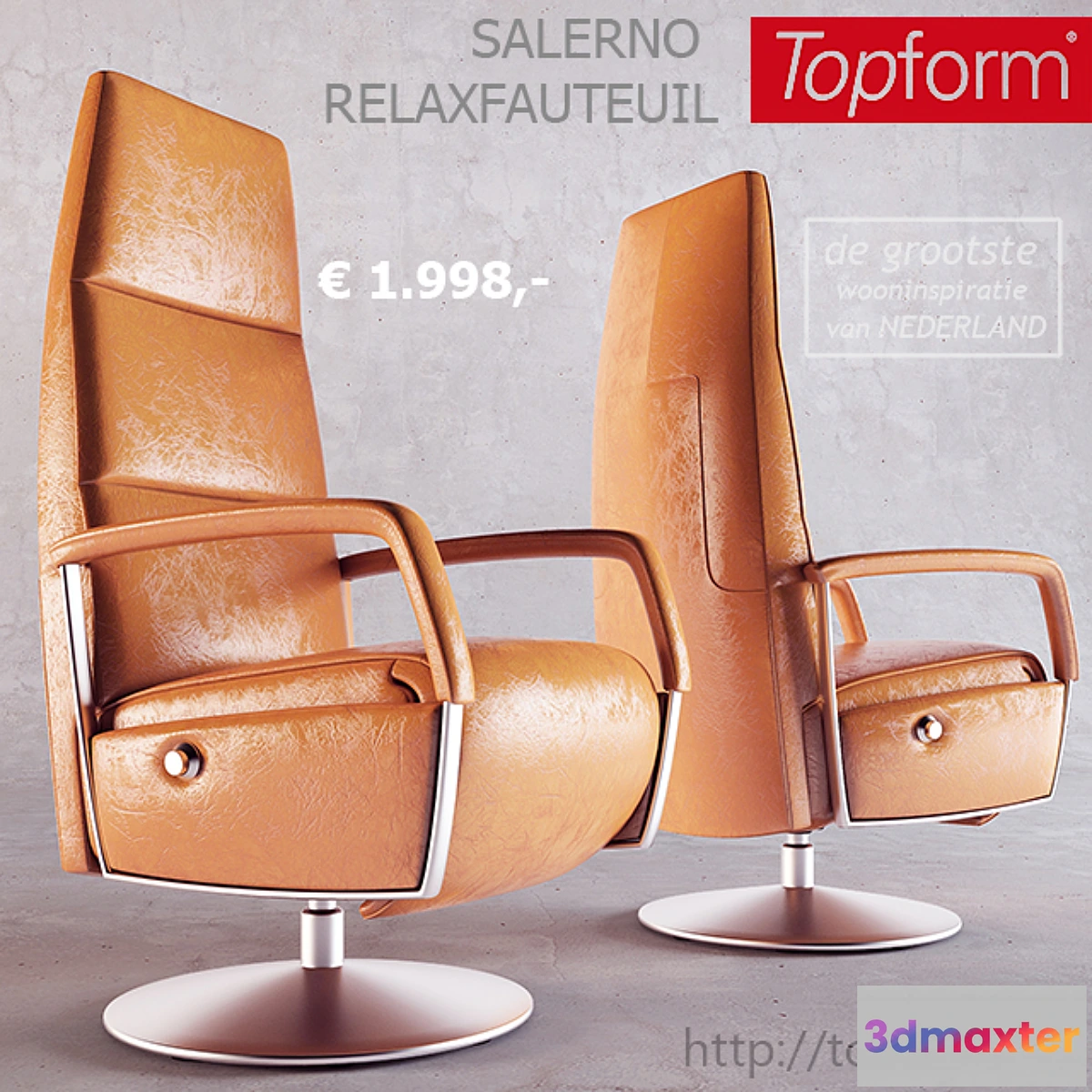 1292864 - SALERNO RELAXFAUTEUIL 3D Max