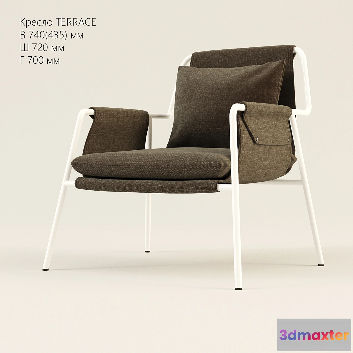 1292931 - Armchair TERRACE 3D Max