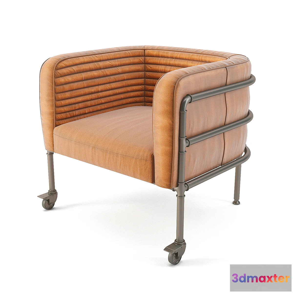 1293517 - Lounge Singer Industrial Leather Chair 3D Max