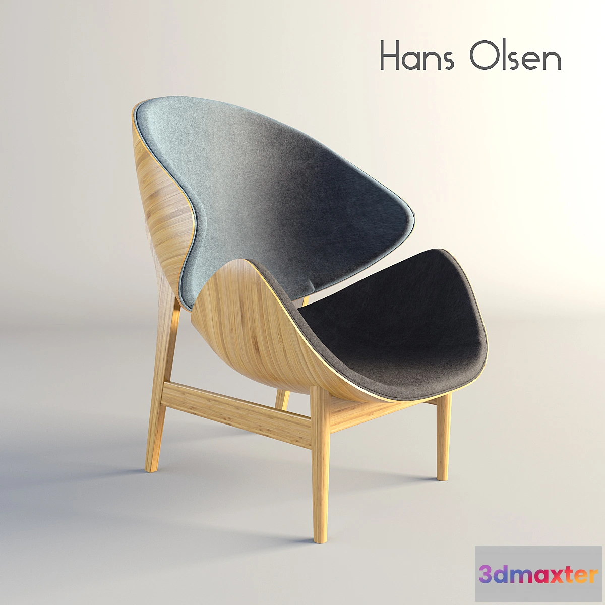 1293593 - Easy Chair by Hans Olsen 3D Max