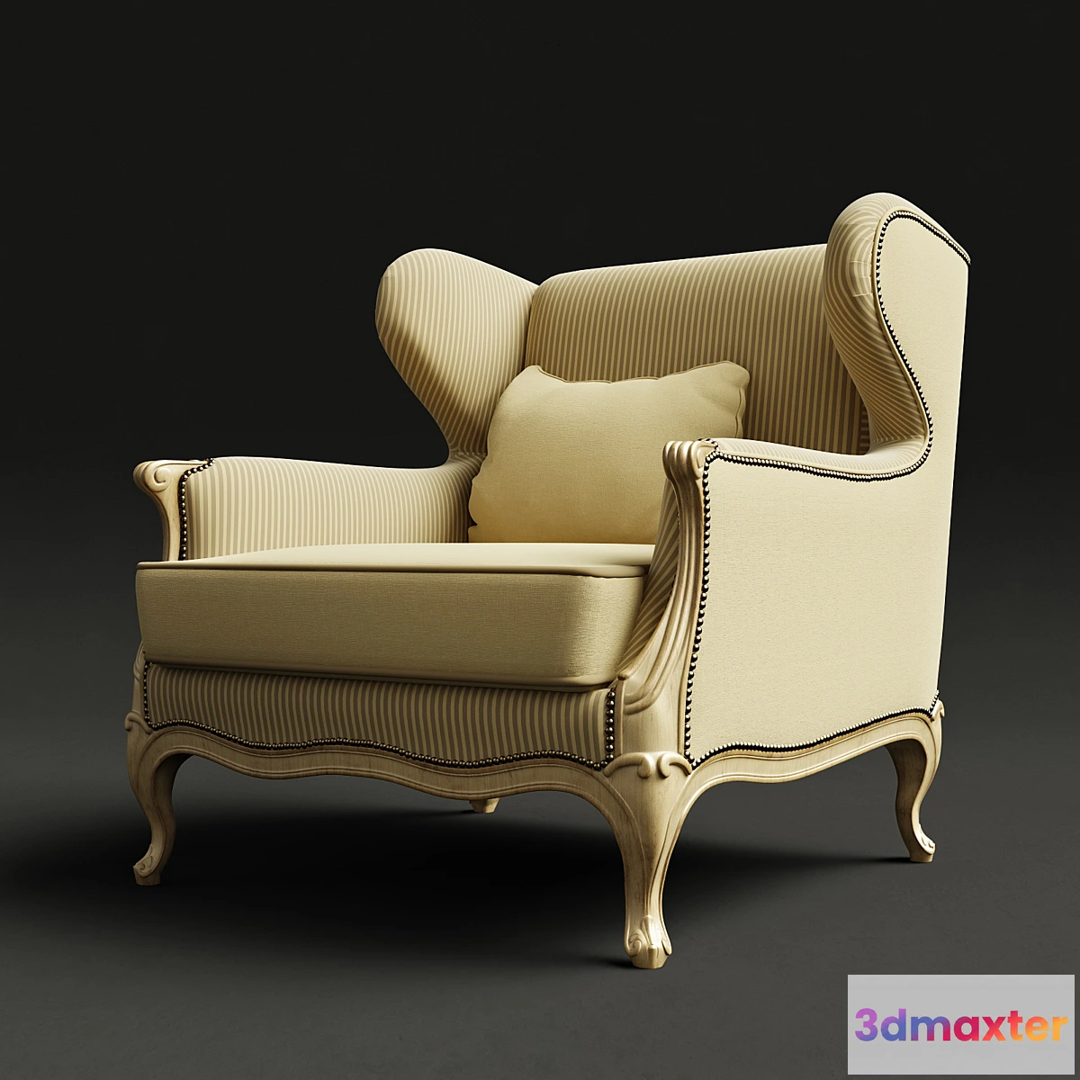 1293671 - Armchair Provasi PR2832-677 3D Max