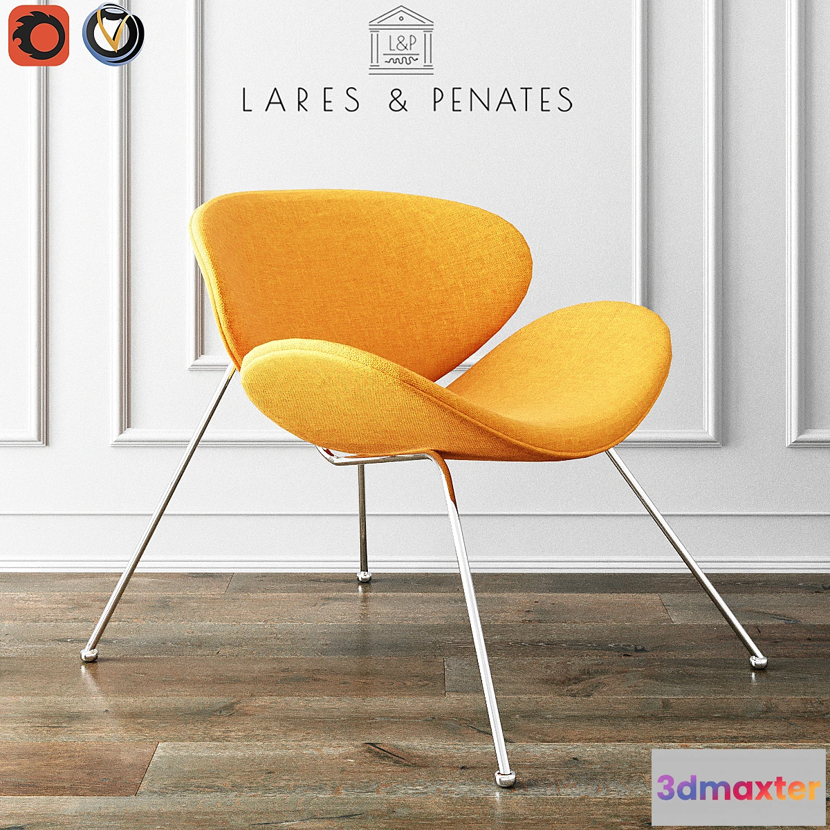 1294029 - Orange slice replica 3D Max