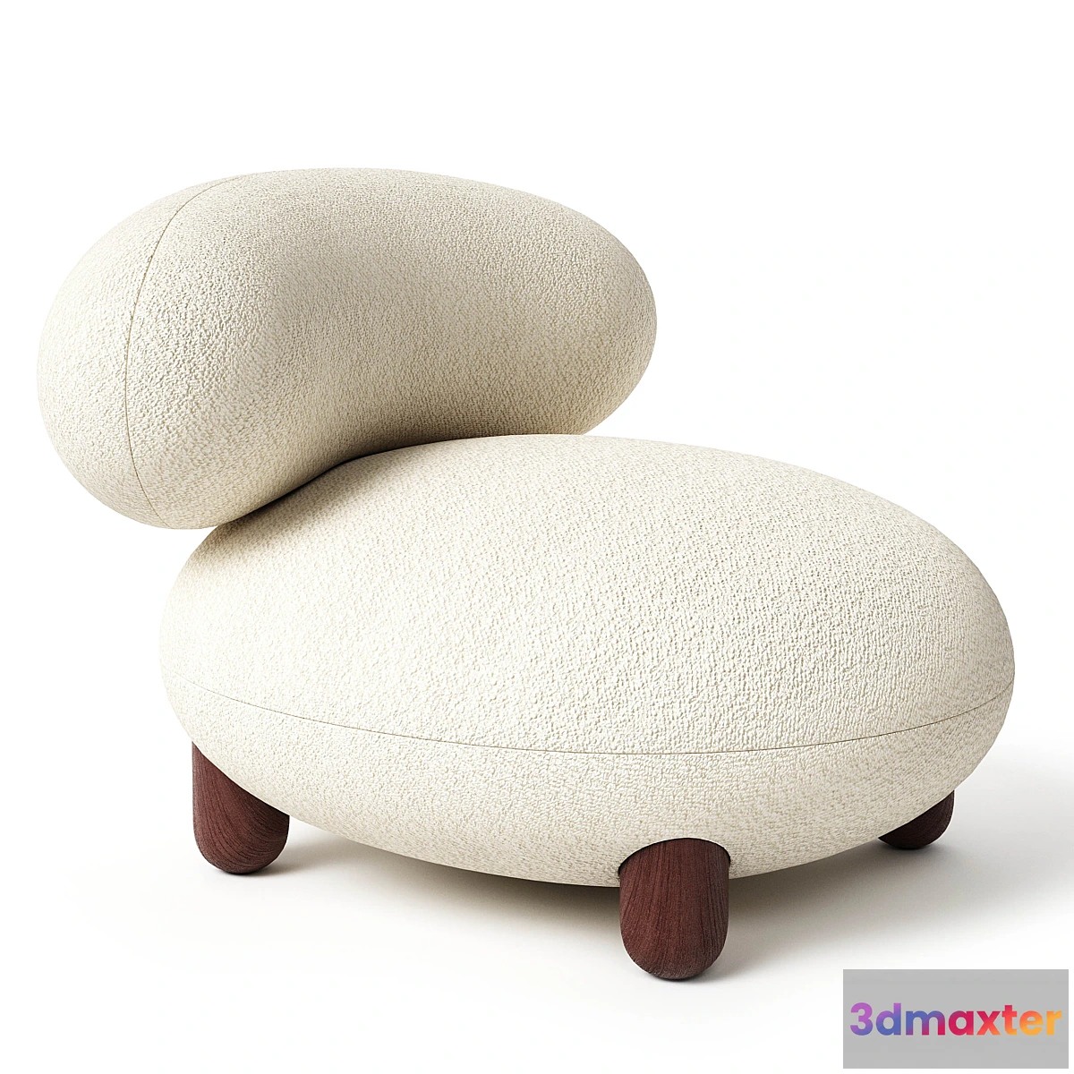 1295174 - Noom Flock Lounge Chair 3D Max