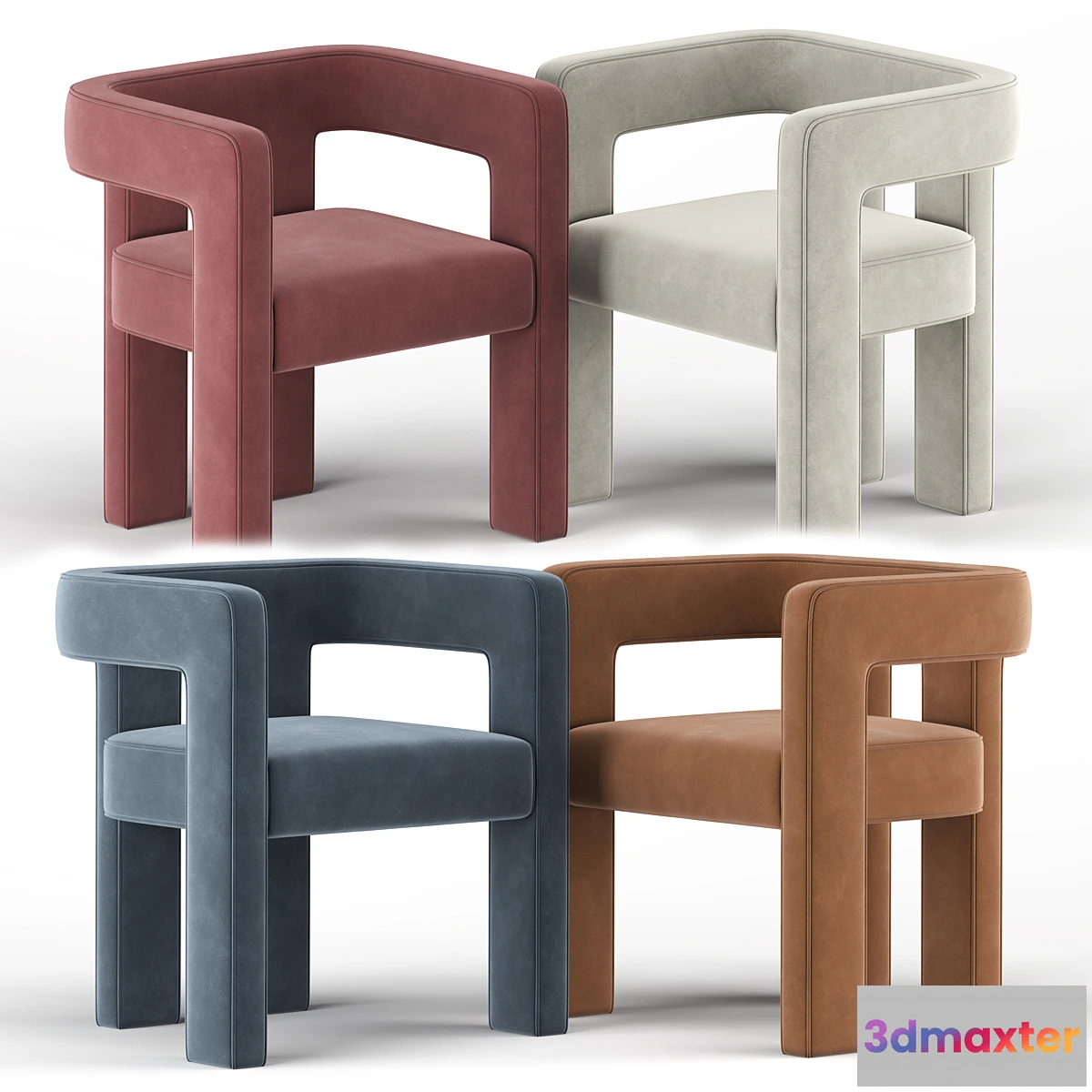 1296502 - Stature Ivory Chair 3D Max