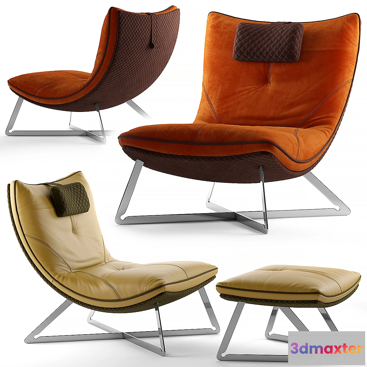 1296724 - Armchair Gamma SCARLETT 3D Max