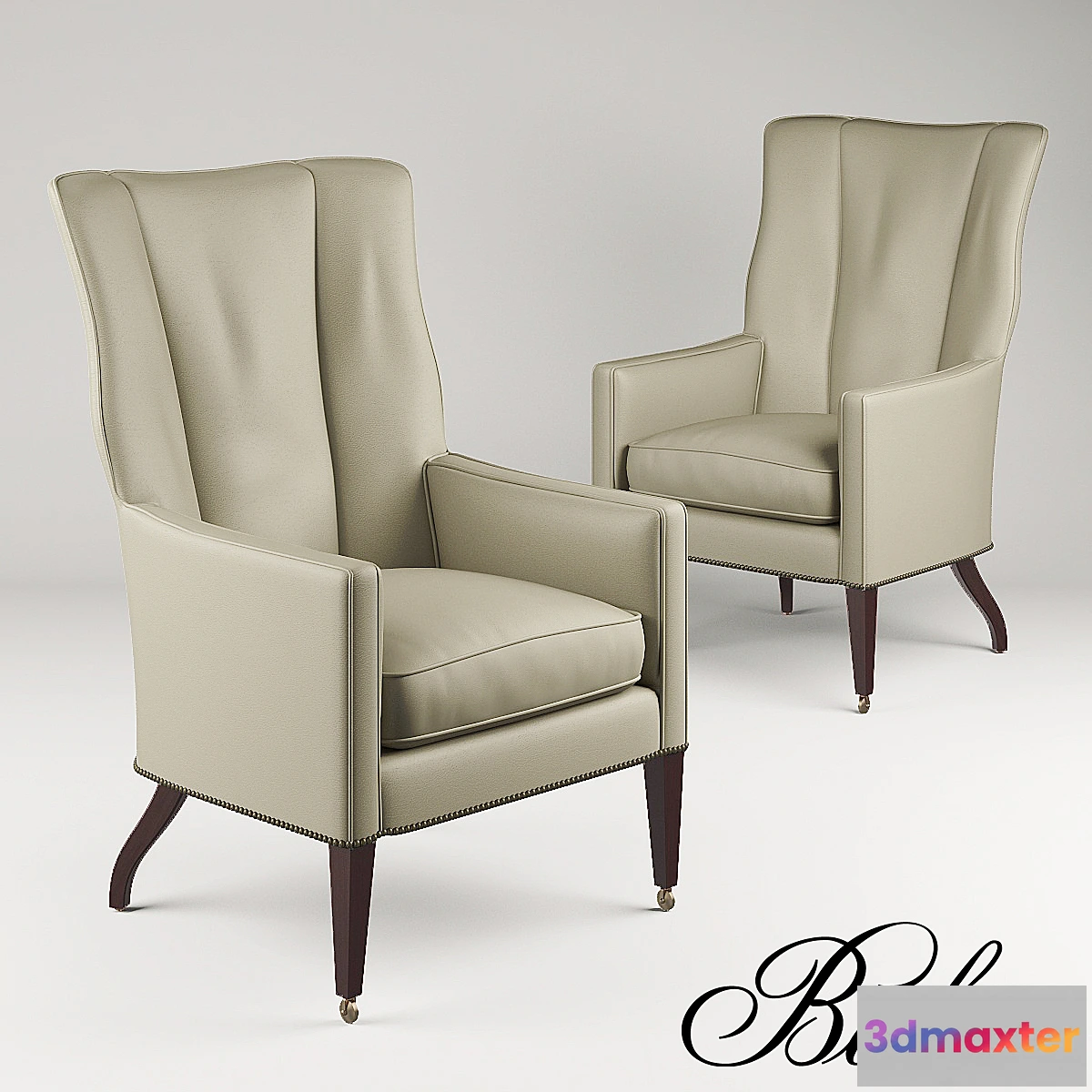 1297129 - BakerArchetypeArmChair - No.2 3D Max