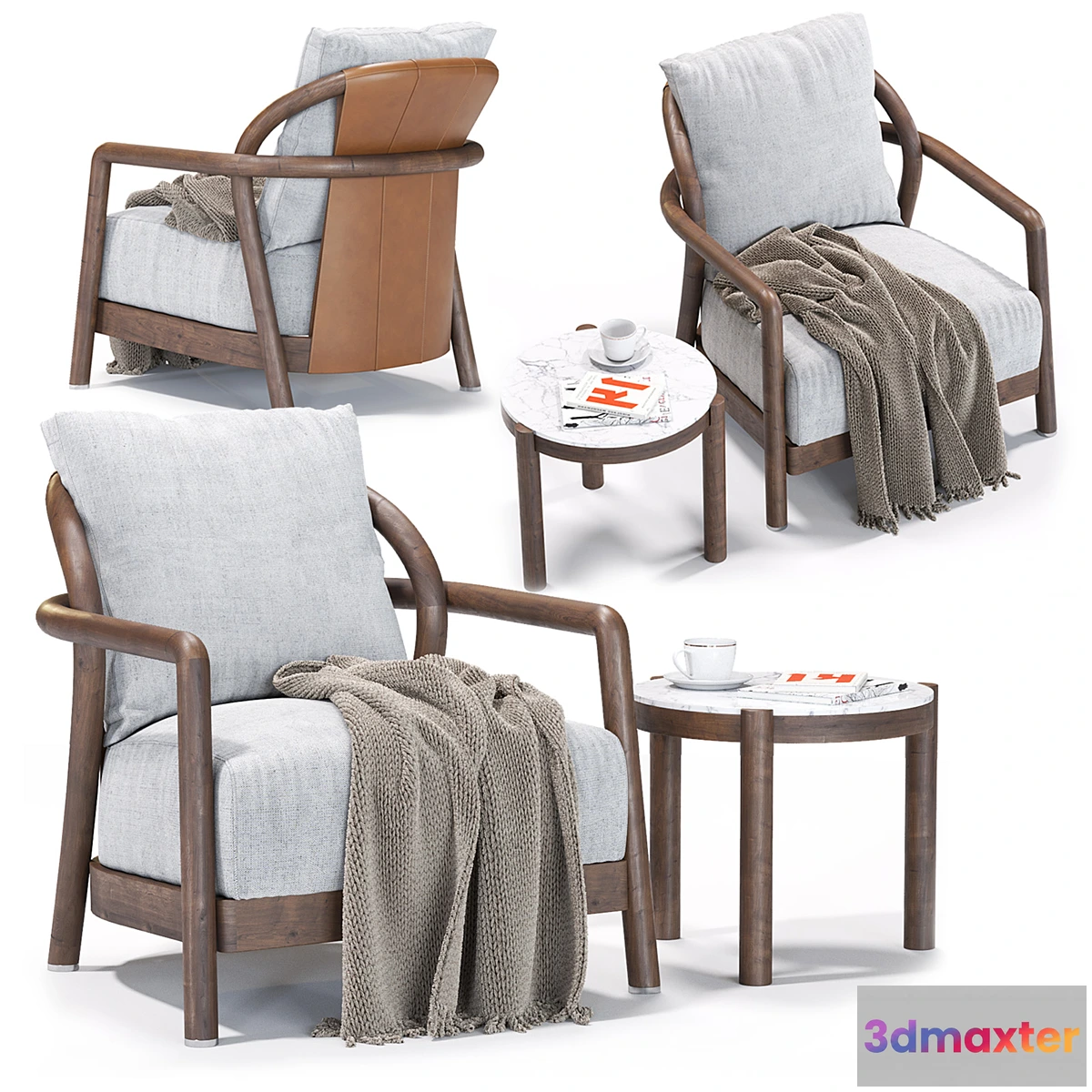 1297578 - ARMICHAIR ALISON 3D Max