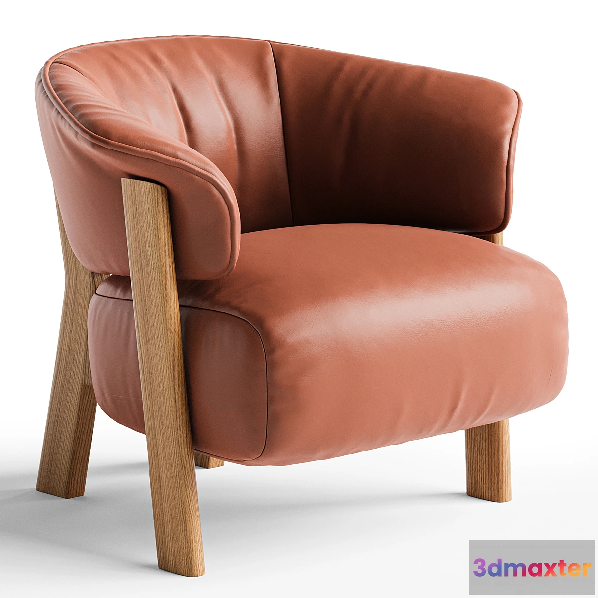 1298001 - Back Wing Armchair 3D Max