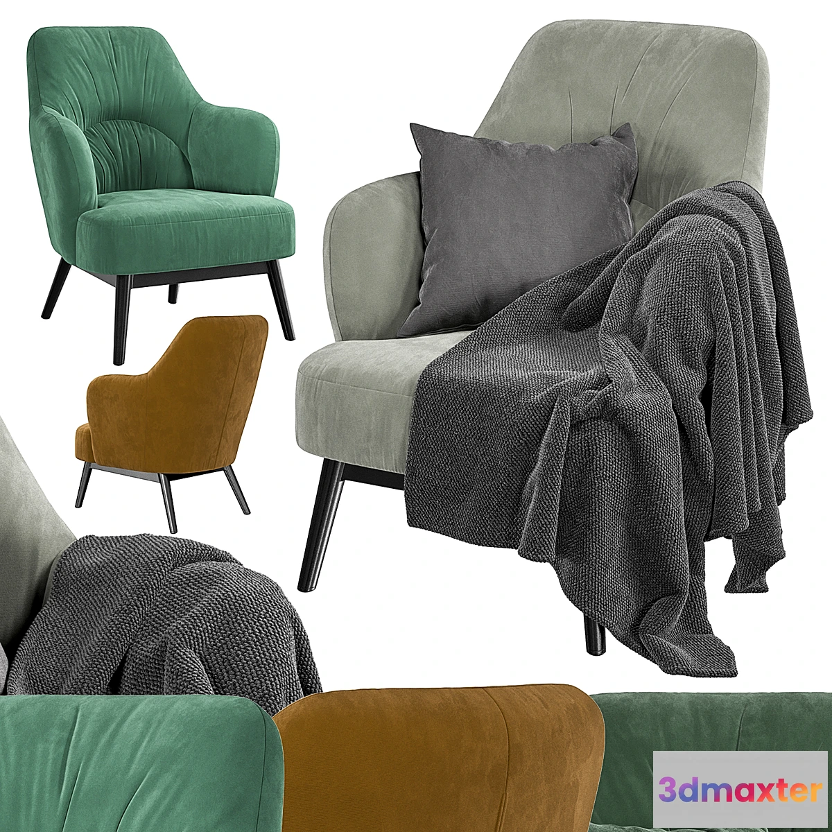 1298646 - Armchair Mirage 3D Max