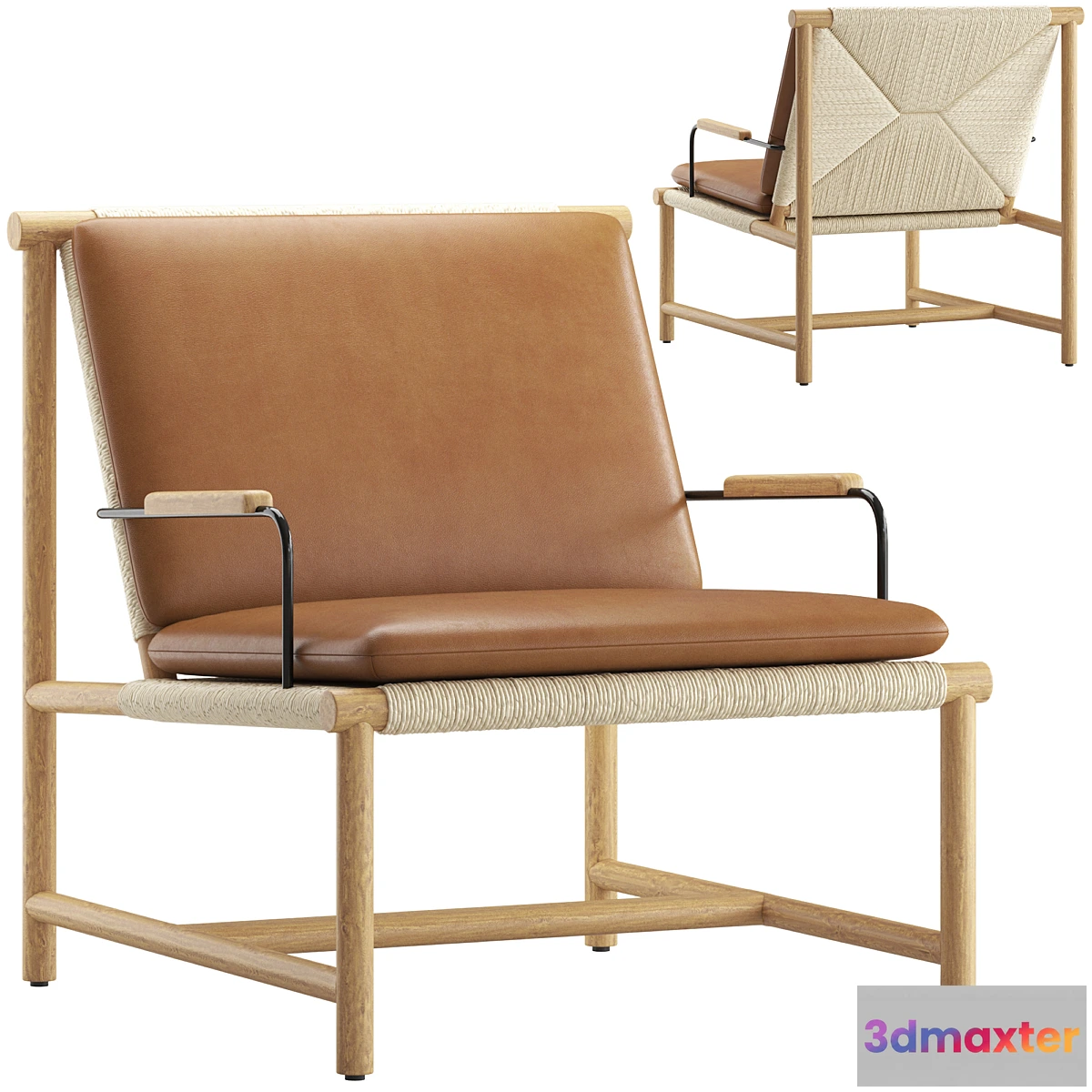 1301993 - CB2 Anacapa Lounge Chair 3D Max